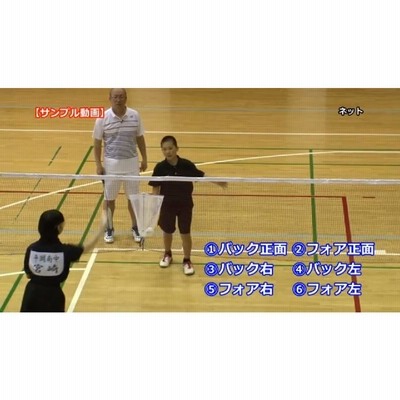 中学生から始めるバドミントン“ラケットワーク”習得法 DVD 初心者 