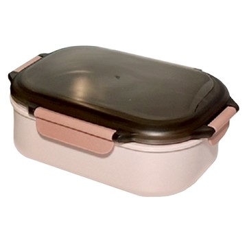 生活King 馬卡保鮮隔熱餐盒 無分層  粉色  1組