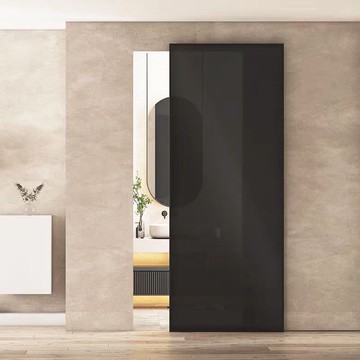 極窄懸浮門幽靈門推拉門長虹玻璃衛生間廚房防水免漆陽臺客廳 h7221