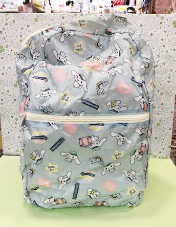 【震撼精品百貨】大耳狗 Cinnamoroll Sanrio 大耳狗喜拿可收納旅行後背包-藍#51617 震撼日式精品百貨