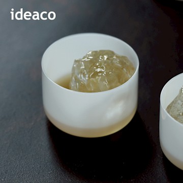 日本ideaco 復古風奶玉玻璃杯2入組-180ml-多色可選