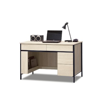 ASSARI-韋克4尺書桌(寬120x深60x高76cm)