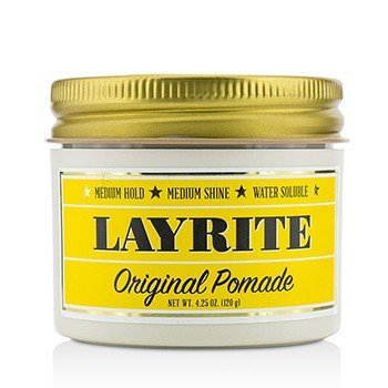 Layrite Layrite 黃色水洗式髮油Original Pomade(中等保持，中等光澤，水溶性) 120g/4.25oz-造型髮油