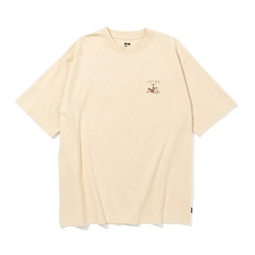 日本限定 POLER HORSE RELAX FIT TEE 馬術印花寬版短袖 / 沙棕色