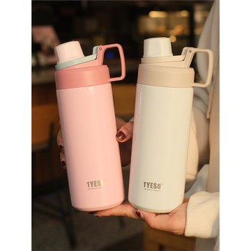 大容量男士304不銹鋼保溫杯簡約夏季學生女保冷水杯高顏值車載杯