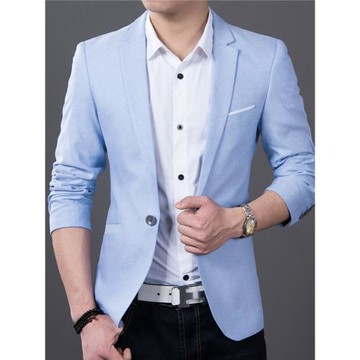 西服男休閑修身韓版青年學生西裝外套男士西裝休閑外套上衣加大碼