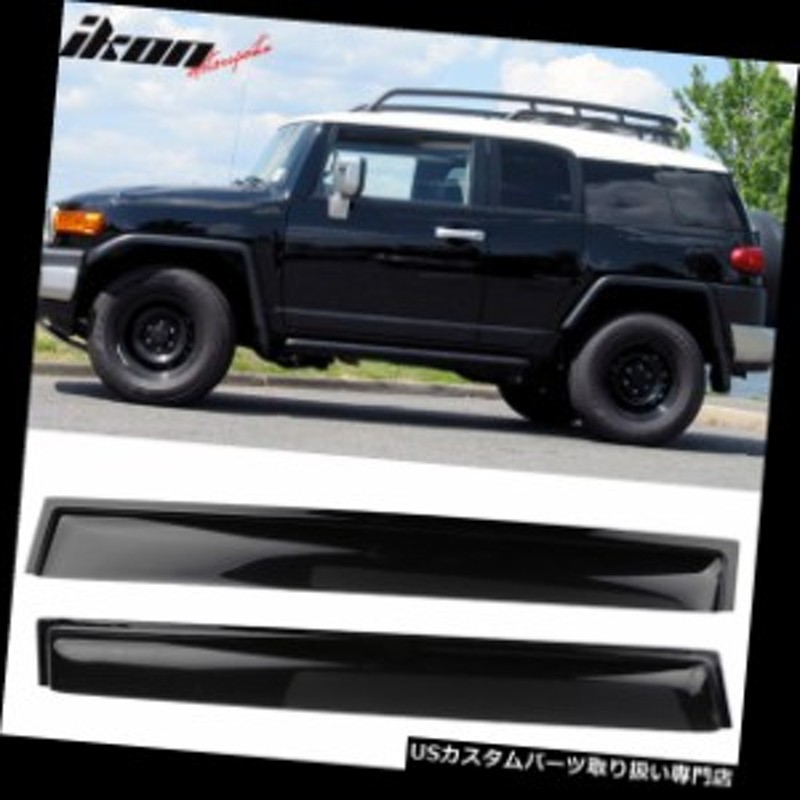 ベントバイザー ドアバイザー レインガード 07 14トヨタfjクルーザーアクリルウィンドウバイザー2個セットにフィット F 通販 Lineポイント最大1 0 Get Lineショッピング