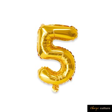 派對佈置珠友鋁箔數字氣球特價19元/金