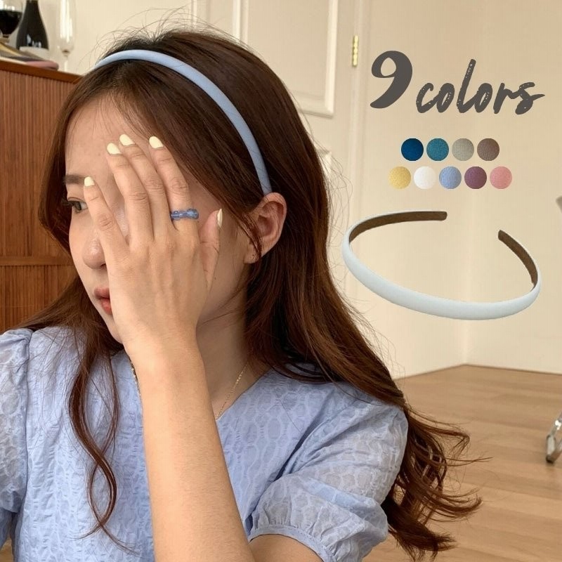 カチューシャ ヘアバンド ヘアアクセサリー レディース 女性 細め 無地 単色 シンプル 大人 レトロ ファッション雑貨 通販 Lineポイント最大get Lineショッピング