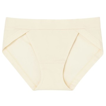 une nana cool-無鋼圈364系列 M-L中低腰三角褲(米白)-US1730BE