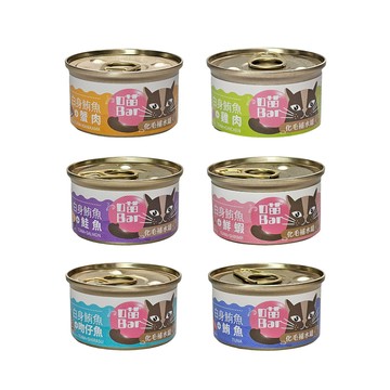 【喵Bar】化毛補水貓罐 貓餐罐 副食罐80g x 24入