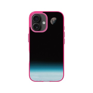 iPhone 16 Clear 粉漾桃 - NASA - 凸月