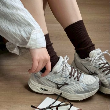 MIZUNO RACER S 慕斯棕 雙色鞋帶 復古 跑步鞋 美津濃 D1GH253510