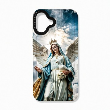 iPhone 16 Plus 殼 TRON iPhone 16 PLUS 聖母寫實派 太空殼 透白款 手機殼