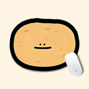 🔥臺灣出貨🔥異型耐臟可愛小土豆鼠標墊清新宿捨辦公家用鼠標墊可水洗護腕墊 1TZA