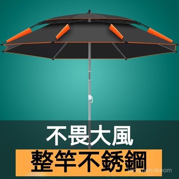 釣魚傘折疊加大魚傘雨傘加厚三折萬嚮釣傘垂釣防曬防暴雨遮陽專用 大雨傘 釣魚雨傘 露營雨傘 遮陽傘 戶外遮陽傘
