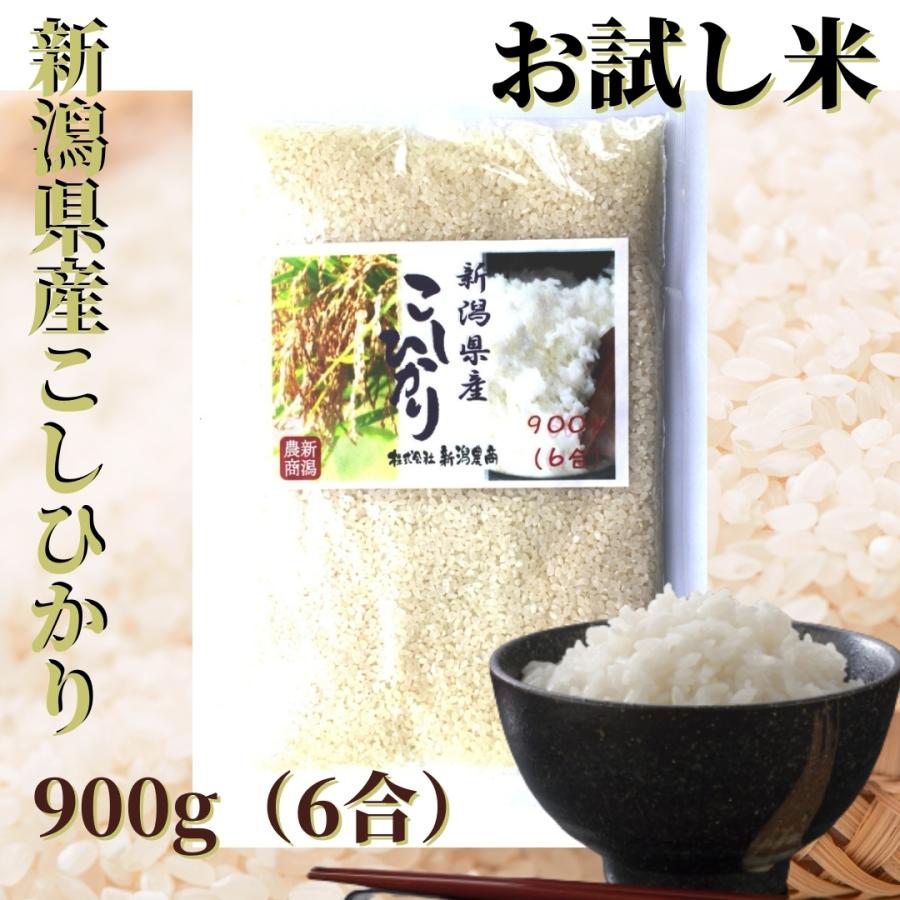 新米 令和５年産 お試し 新潟産 コシヒカリ 900ｇ 精米 お米 送料無料 [日時指定不可]