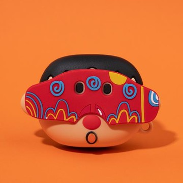 適用airpods3保護殼阿祖面具蘋果4代耳機殼3無線藍牙耳機套盒aipodspro2三四代保護套airpod新款硅膠卡通軟殼