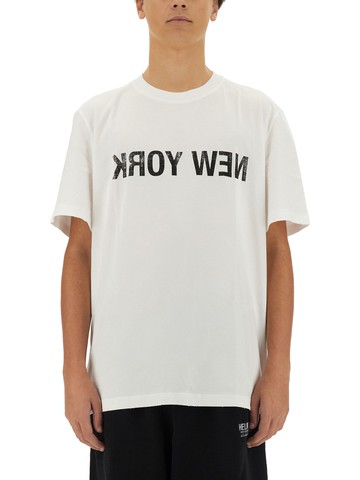 helmut lang t-shirt with logo