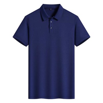 型男方領POLO衫定制LOGO標五分短袖商務t恤大碼不變型青年風上衣