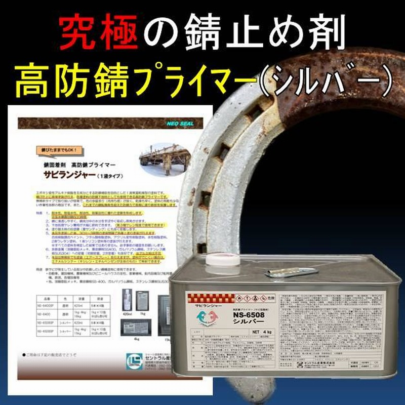 錆止め塗料 油性 シルバー 錆の上から 塗れる塗料 DIY 高 防錆