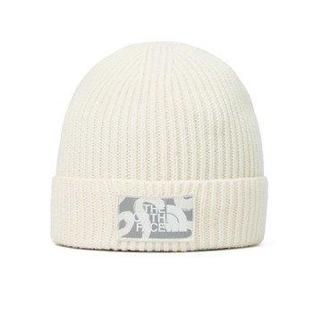 The North Face 北臉 帽子 毛帽 保暖 TNF LOGO BOX CUFFED BEANIE 白 NF0A3FJXGG5