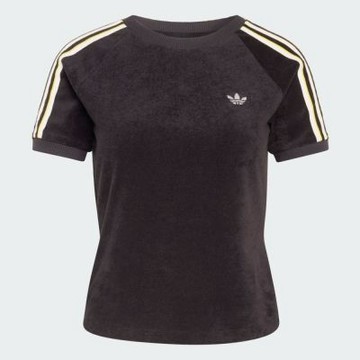 Adidas 愛迪達 Tt Cali Tee KD1412 女 T恤 運動上衣 休閒短袖 黑 亞版 毛巾布