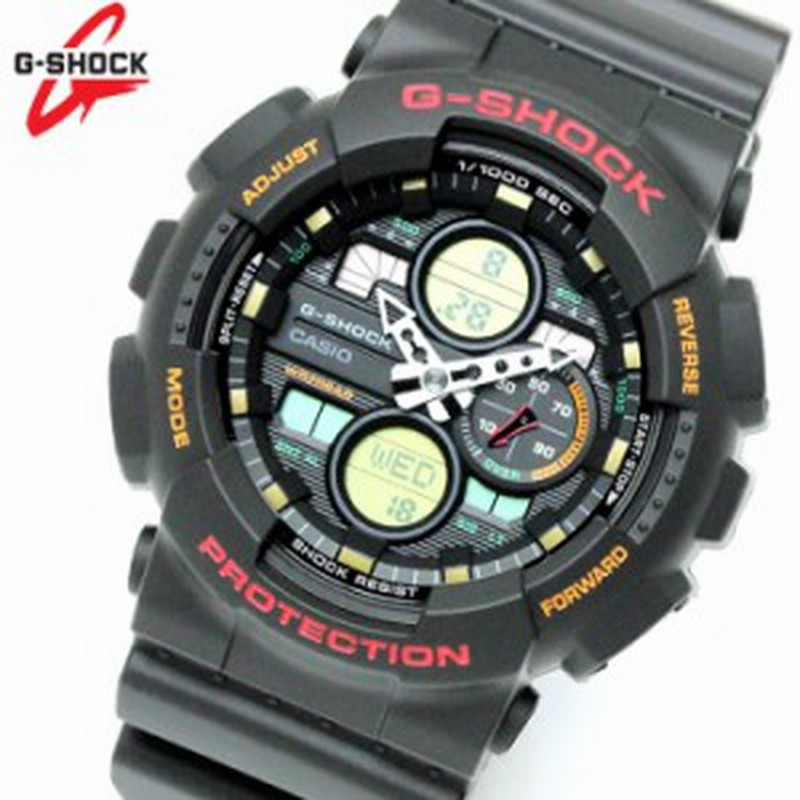 Casio カシオ G Shock G ショック Ga 140 1a4 ブラック 腕時計 メンズ 激安 Sale 通販 Lineポイント最大6 0 Get Lineショッピング