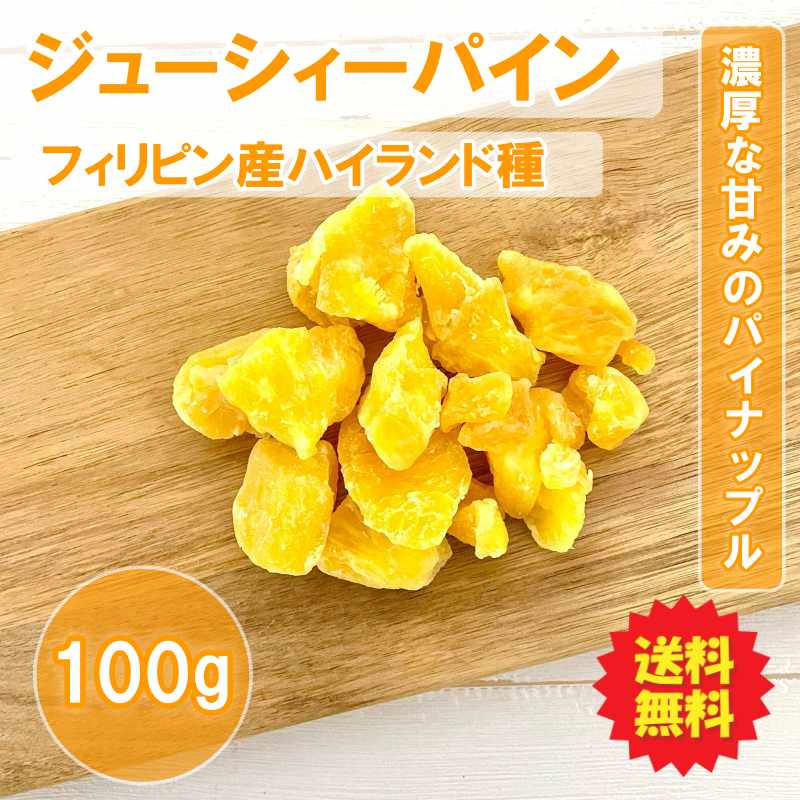 ジューシーパイン 100g ドライフルーツ 送料無料