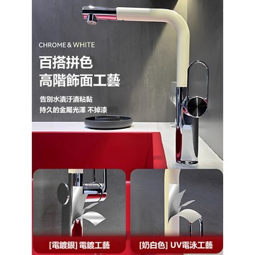 【陽光衛浴】免運🔥面盆水龍頭 臉盆水龍頭 冷熱水龍頭 萬向抽拉水龍頭 旋轉抽拉水龍頭 全銅無鉛水龍頭 浴室洗漱臺盆龍頭