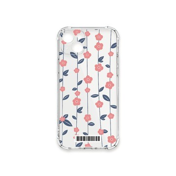 iPhone 15 Plus 殼 TRON IPhone 15 PLUS 條紋透明小花C款  載具 四角防摔殼 手機殼