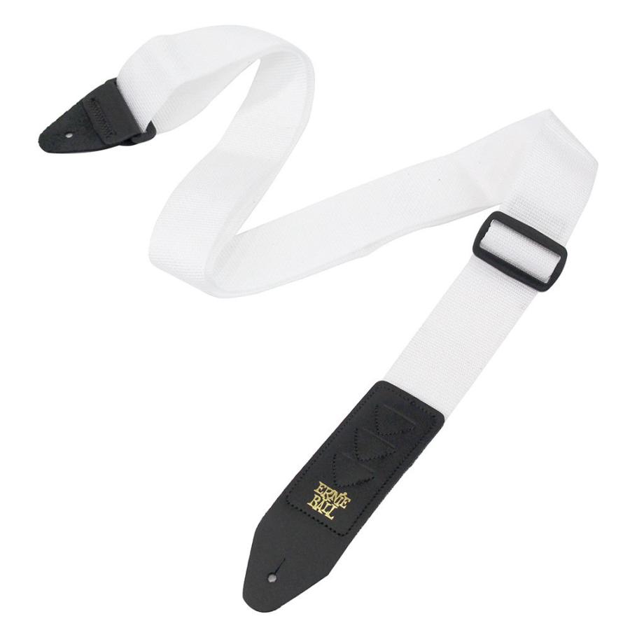 ERNIE BALL ギターストラップ ホワイト PICKHOLDER STRAP WHITE ピックホルダー付ストラップ