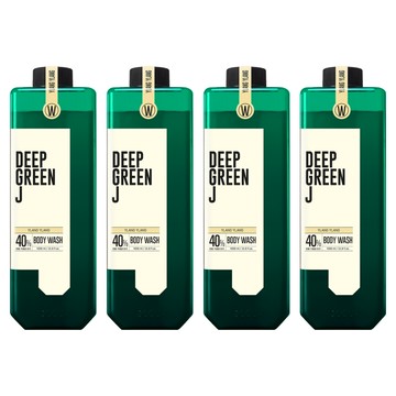 J'SOOP Deep Green J Aroma 沐浴露 依蘭依蘭香  1L  4瓶