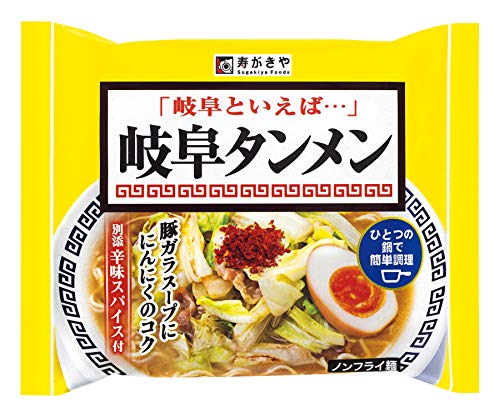 寿がきや食品 即席 岐阜タンメン 126g12箱