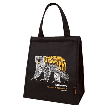 Discovery 北極熊 重磅加厚保溫袋  24.5 x 14.5 x 27.5cm  黑色  1個