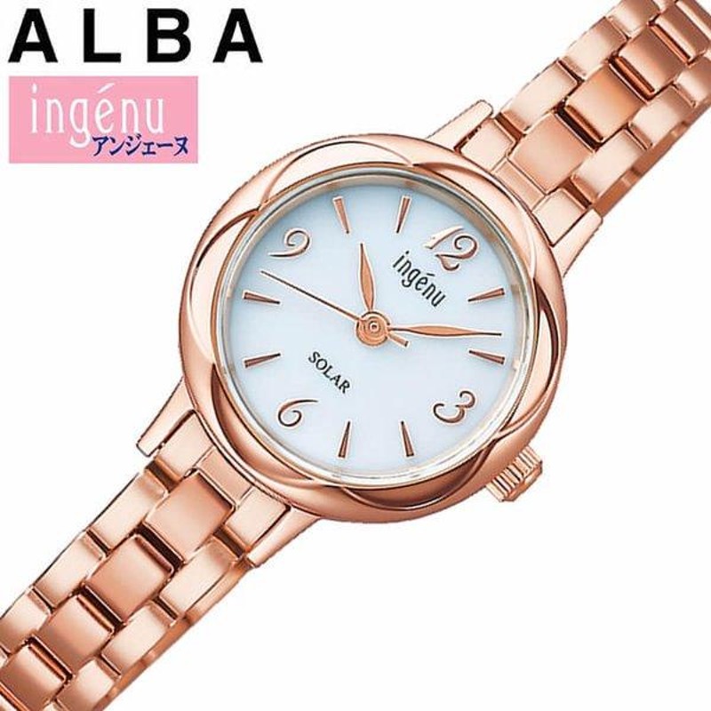 セイコー 腕時計 アルバ アンジェーヌ フラワーソーラー SEIKO ALBA