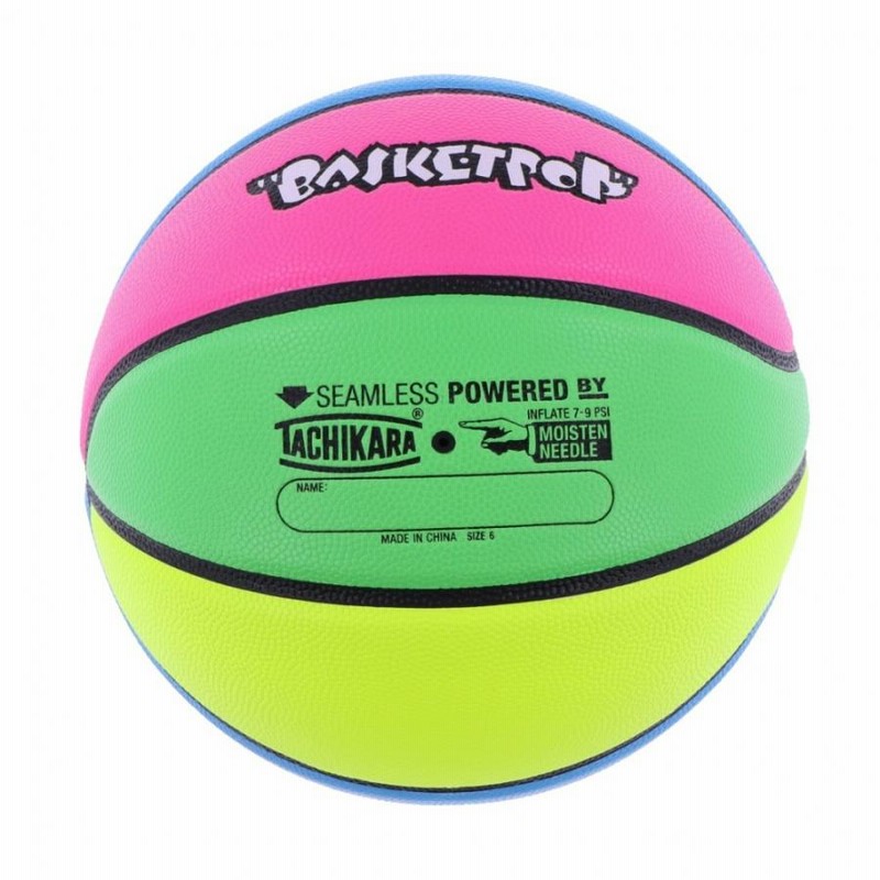 【6号球】【女性ボーラー】【バスケットボール】TACHIKARA BASKETBALL タチカラ ボール ホワイトハンズ WHITE HANDS  SB6-207 メンズ レディース キッズホワイト/ネオン ピンク ホワイト系-山男フットギア