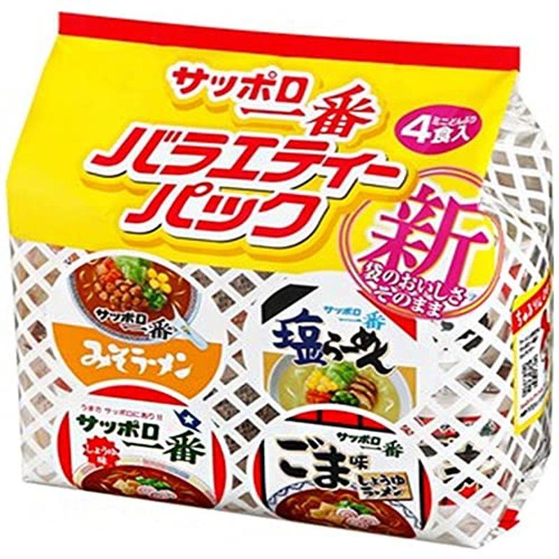 サンヨー食品 サッポロ一番 ミニどんぶり バラエティーパック 4食入×6個入