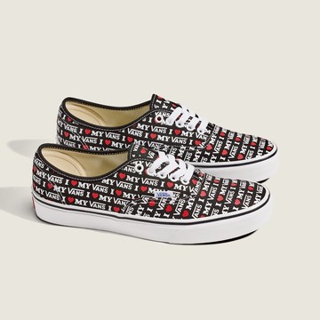 Authentic I Love My Vans 黑色滑板鞋