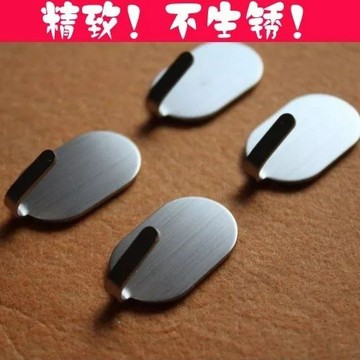【店鋪熱銷】不銹鋼掛鈎強力粘膠墻上免打孔浴室廚房門後承重壁掛無痕粘鈎
