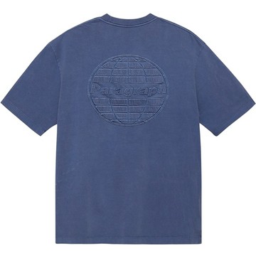 【PARAGRAPH】26SS NO.080 APPLIQUE CIRCLE LOGO TEE 短T (水洗藍色)