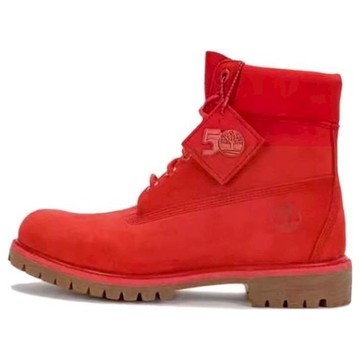 Timberland 50th Anniversary Edition Premium 6 Inch Waterproof Boot 'Medium Red Nubuck'