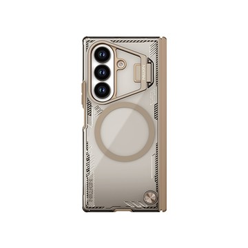 NILLKIN SAMSUNG 三星 Galaxy Z Fold 7 5G 冰空 Prop 磁吸保護殼(沙丘棕)