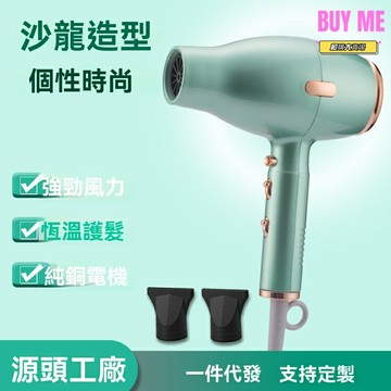 【沙龍級風速】專業電吹風 大功率電吹風 高速電機 輕巧便攜 負離子護髮 家用造型 英規歐規可選 髮廊家用兩用