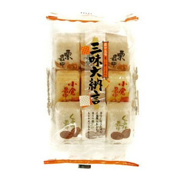 【江戶物語】幸福堂 三味大納言 9個入 綜合最中餅 栗最中 小倉最中 日本傳統點心 伴手禮 日本進口