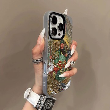 免運+隔日🚚Magsafe磁吸手機殼 財神關二爺 蘋果17promax 16 15plus 14 13 12 11防摔