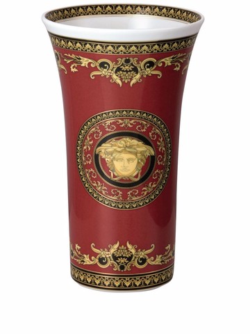 Versace - Medusa Collection vase - unisex - Porcelain - One Size - Red