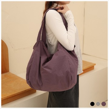 天藍小舖-輕量簡便大容量肩背包/購物袋-共3色-$399【A15153185】