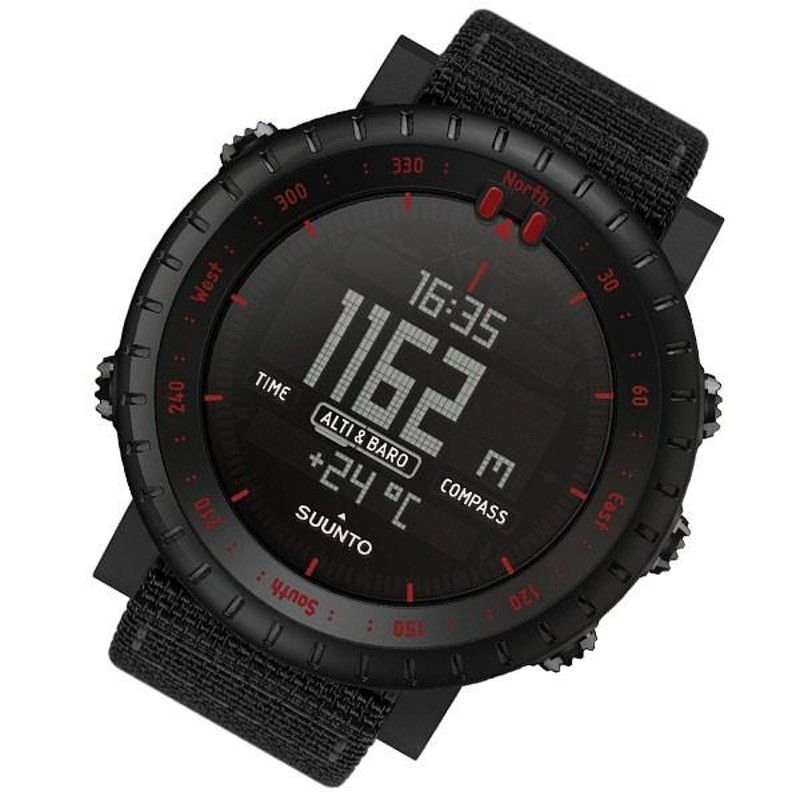 スント SUUNTO CORE BLACK REDユニセックス 腕時計 SS023158000 正規品