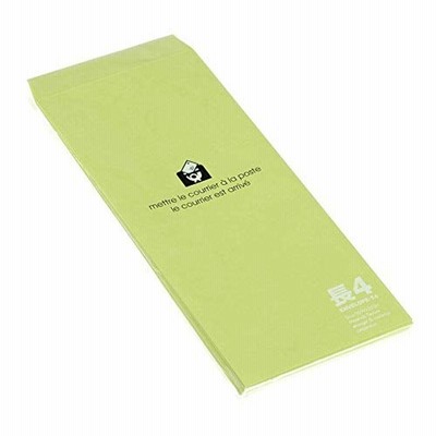 エトランジェ・ディ・コスタリカ 封筒 3点セット PASTEL 長4 モエギ 0001-BENT4-P-04